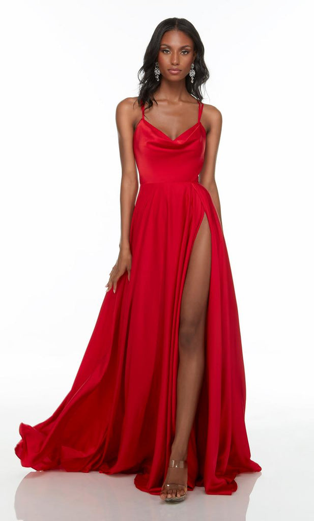 Silk prom outlet gown