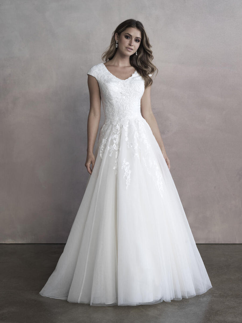 Allure M534 Modest Wedding Dress – A Closet Full of Dresses
