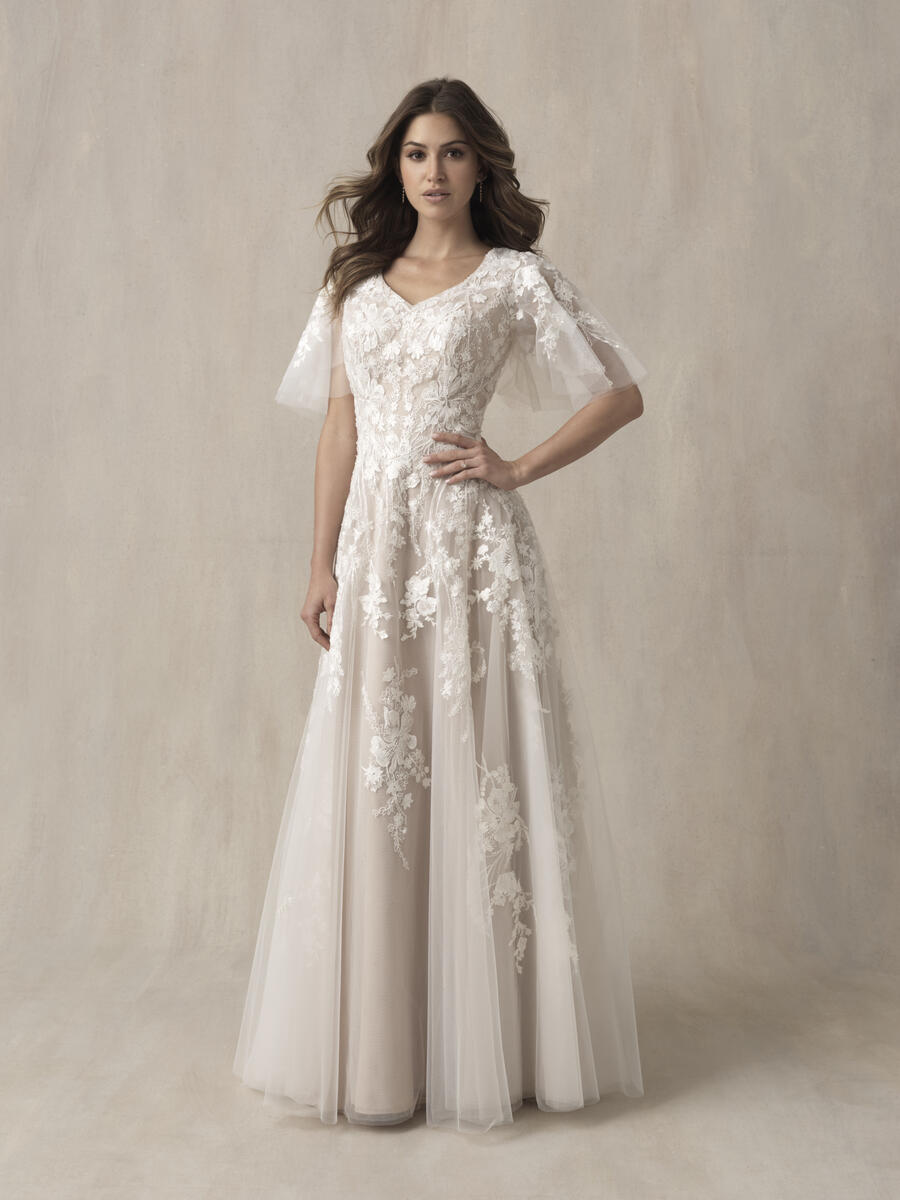 Allure Bridals Modest M681 Wedding Dresses, Bridal Shops Near Me