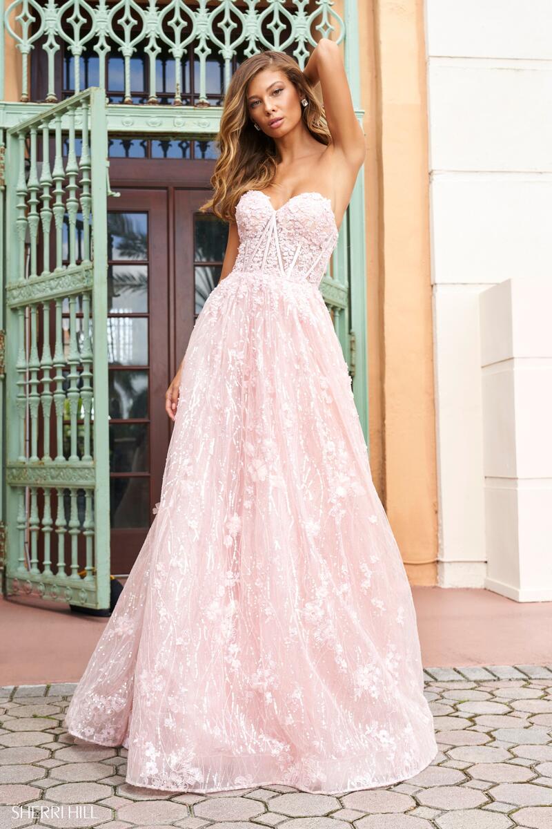 Sherri hill deals 11335 blush